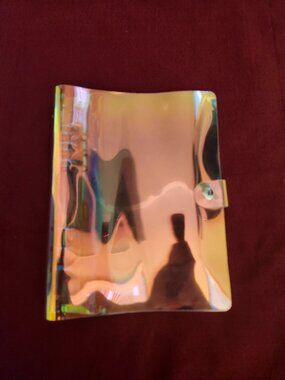 A5 clear soft case,binder 6 ring irradessiant clear